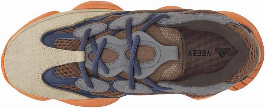 adidas Men's Yeezy 500 Lace Up Sneakers