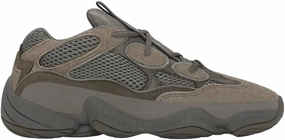 adidas Mens Yeezy 500 Lace Up Sneakers Shoes Casual - Beige