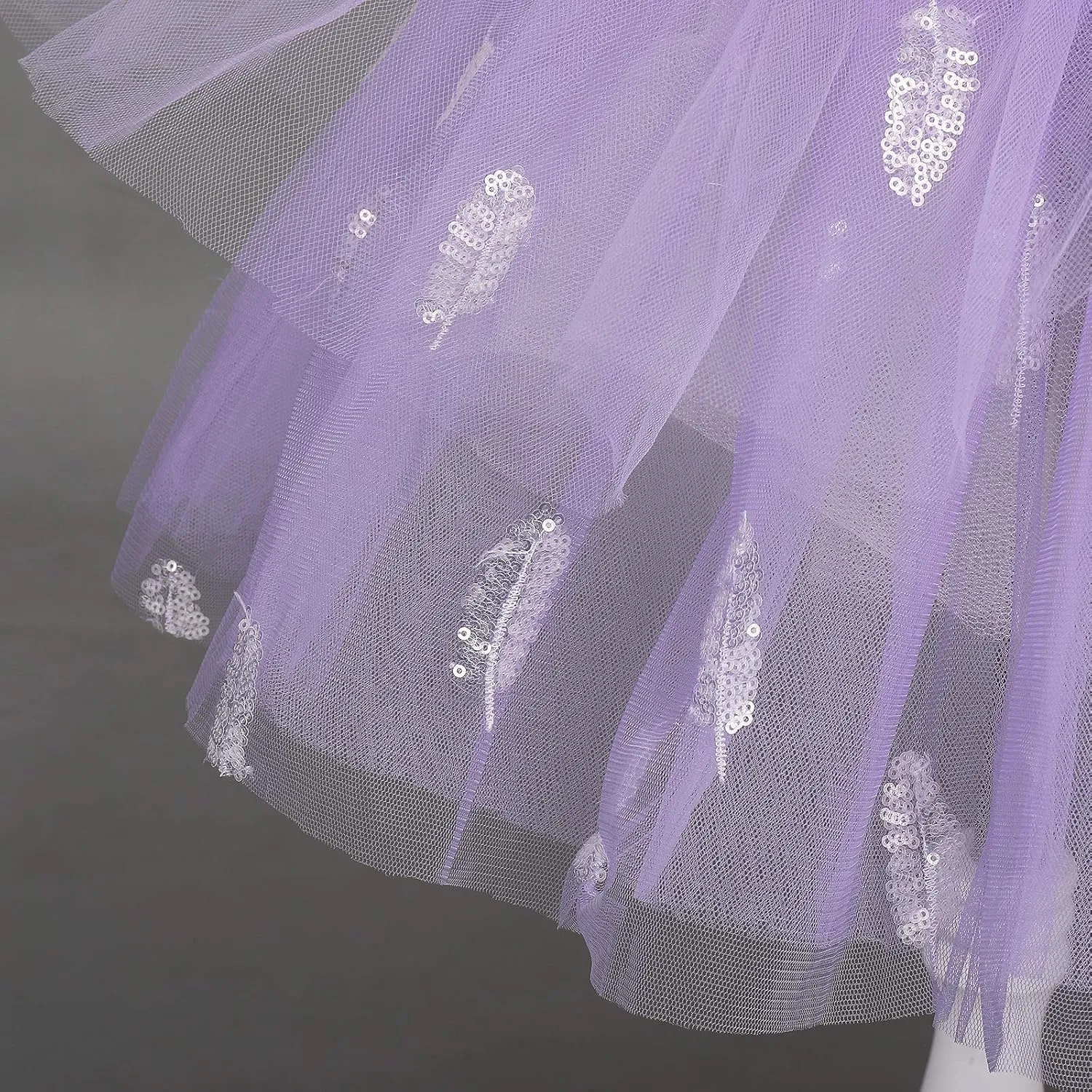 AFAVOM Toddler Kid Girls Sequins Fringes Camisole Ballet Dance Dress Glitter Feather Tutu Skirted Leotard Ballerina Dancewear