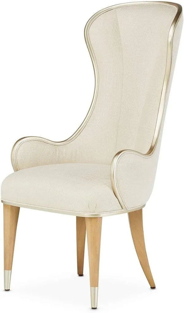 Aico Amini Villa Cherie Desk Chair in Caramel