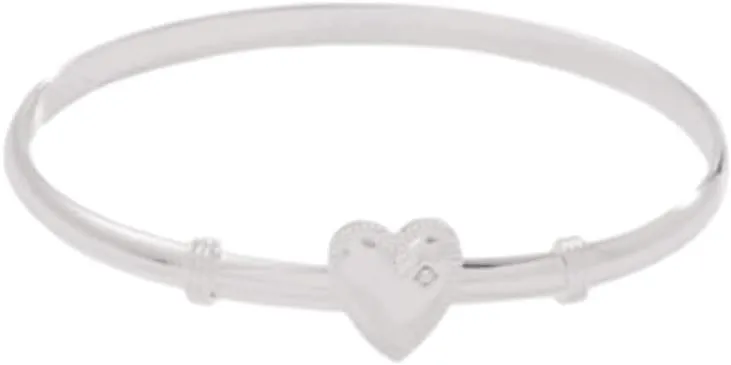 Alex and Ani Heart Clip Bangle Bracelet