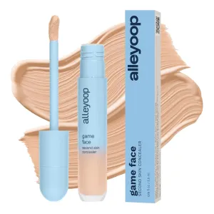Alleyoop Game Face Makeup Concealer - Lightweight, Buildable Under Eye Concealer for Dark Circles, Hydrating Cream Formula for Women with Aloe Stem Cell - Smooth, Crease-Proof Makeup, All Star