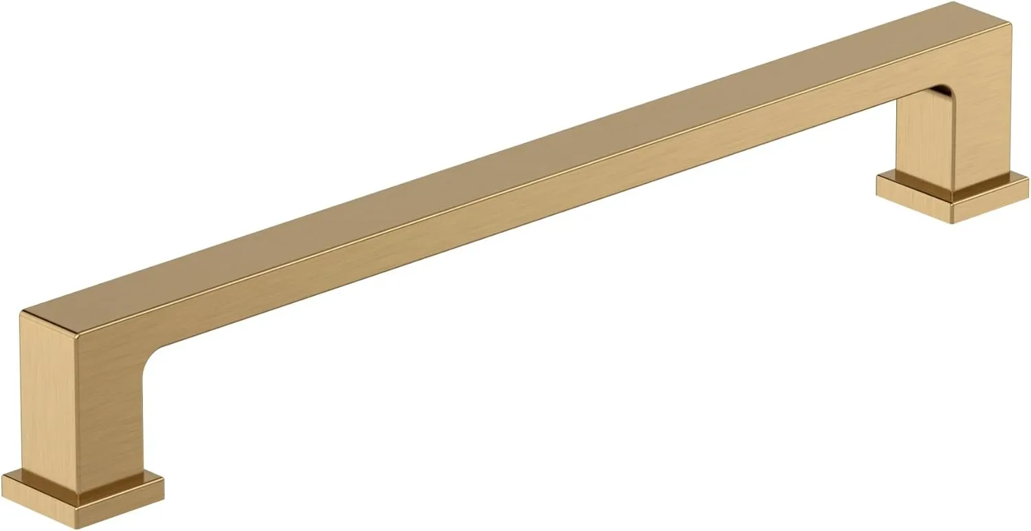 Amerock 10BX37033CZ | Champagne Bronze Cabinet Pull | 6-5/16 inch (160mm) Center-to-Center | 10 Pack | Bridgeport | Furniture Hardware