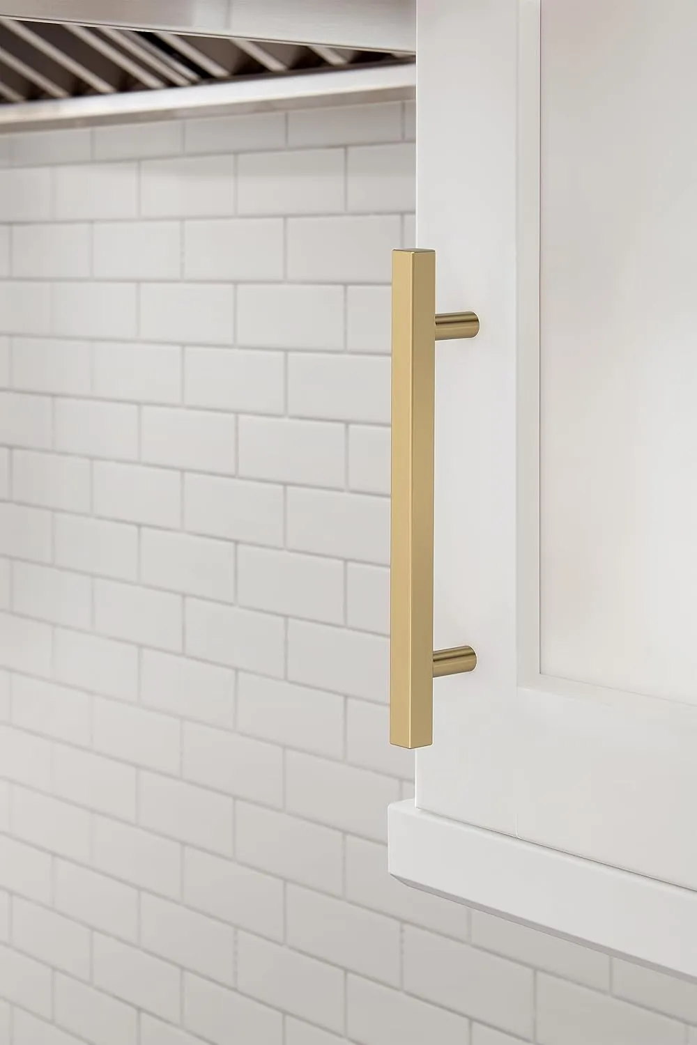 Amerock 10BX37177CZ | Champagne Bronze Cabinet Pull | 5-1/16 inch (128mm) Center-to-Center | 10 Pack | Bar Pulls Square | Furniture Hardware