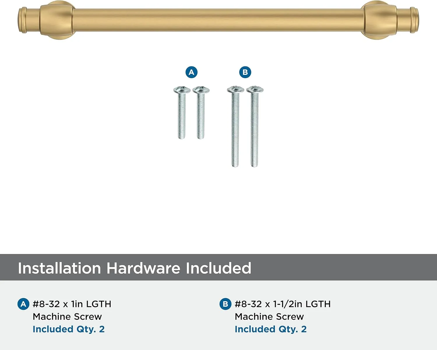 Amerock BP36771CZ | Champagne Bronze Cabinet Pull | 6-5/16 in (160 mm) Center-to-Center Cabinet Handle | Winsome | Drawer Pull | Kitchen Cabinet Handle | Furniture Hardware