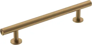 Amerock | Cabinet Pull | Champagne Bronze | 5-1/16 inch (128 mm) Center-to-Center | Radius | 1 Pack | Drawer Pull | Cabinet Handle | Cabinet Hardware