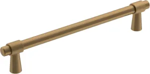 Amerock | Cabinet Pull | Champagne Bronze | 6-5/16 inch (160 mm) Center-to-Center | Destine | 1 Pack | Drawer Pull | Cabinet Handle | Cabinet Hardware