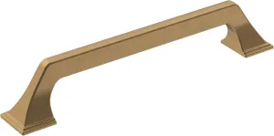 Amerock | Cabinet Pull | Champagne Bronze | 6-5/16 inch (160 mm) Center-to-Center | Exceed | 1 Pack | Drawer Pull | Cabinet Handle | Cabinet Hardware