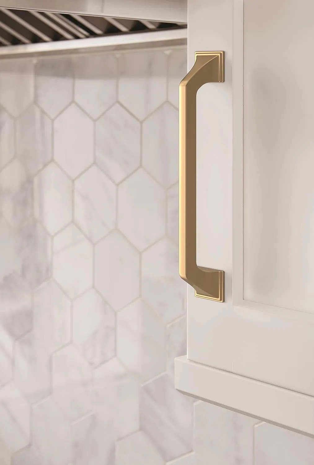 Amerock | Cabinet Pull | Champagne Bronze | 6-5/16 inch (160 mm) Center-to-Center | Exceed | 1 Pack | Drawer Pull | Cabinet Handle | Cabinet Hardware