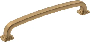 Amerock | Cabinet Pull | Champagne Bronze | 6-5/16 inch (160 mm) Center-to-Center | Surpass | 1 Pack | Drawer Pull | Cabinet Handle | Cabinet Hardware
