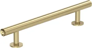 Amerock | Cabinet Pull | Golden Champagne | 5-1/16 in (128 mm) Center-to-Center Drawer Pull | Radius | Kitchen and Bath Hardware | Furniture Hardware