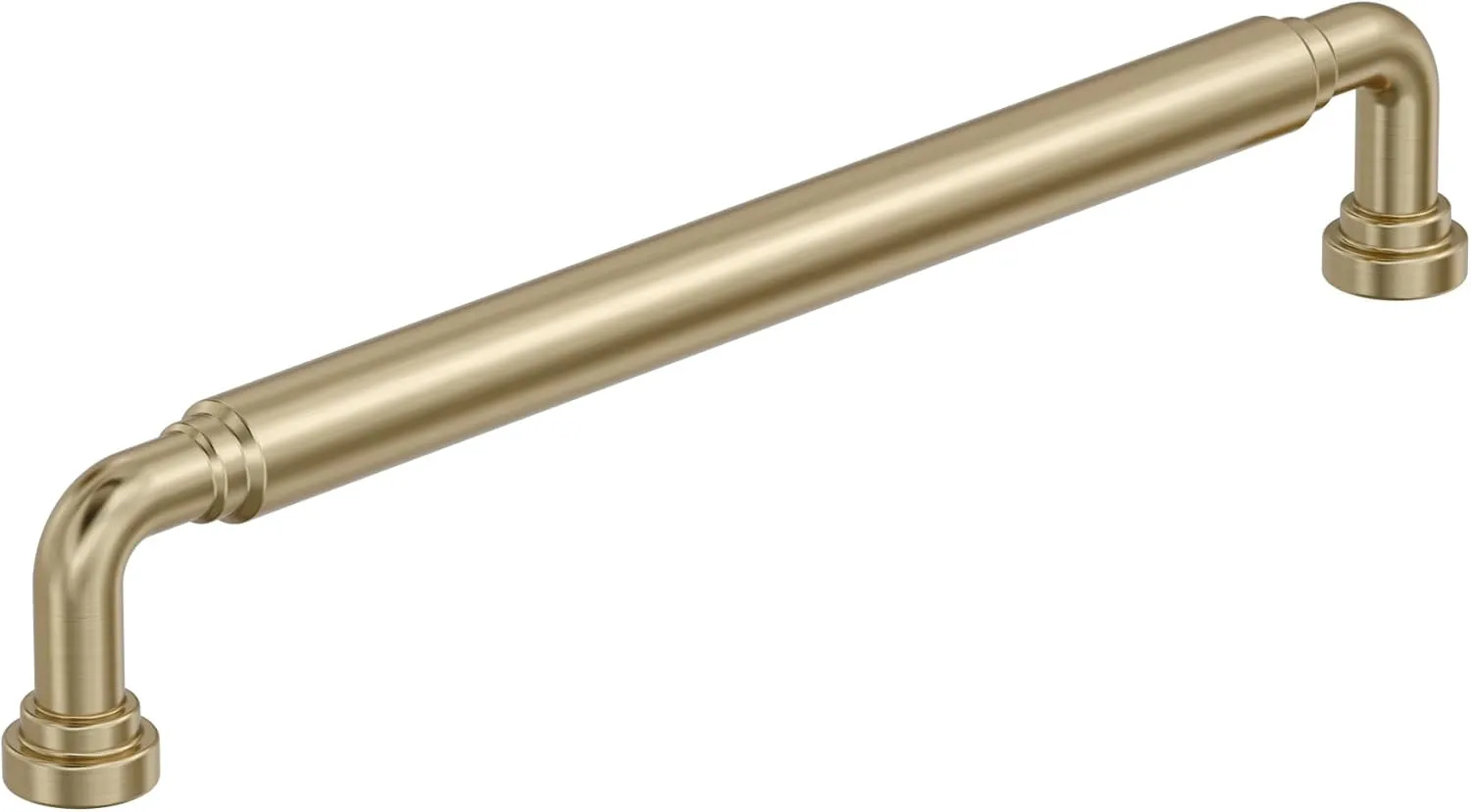 Amerock Coble 7-9/16 inch (192mm) Center-to-Center Golden Champagne Cabinet Pull, BP37665BBZ