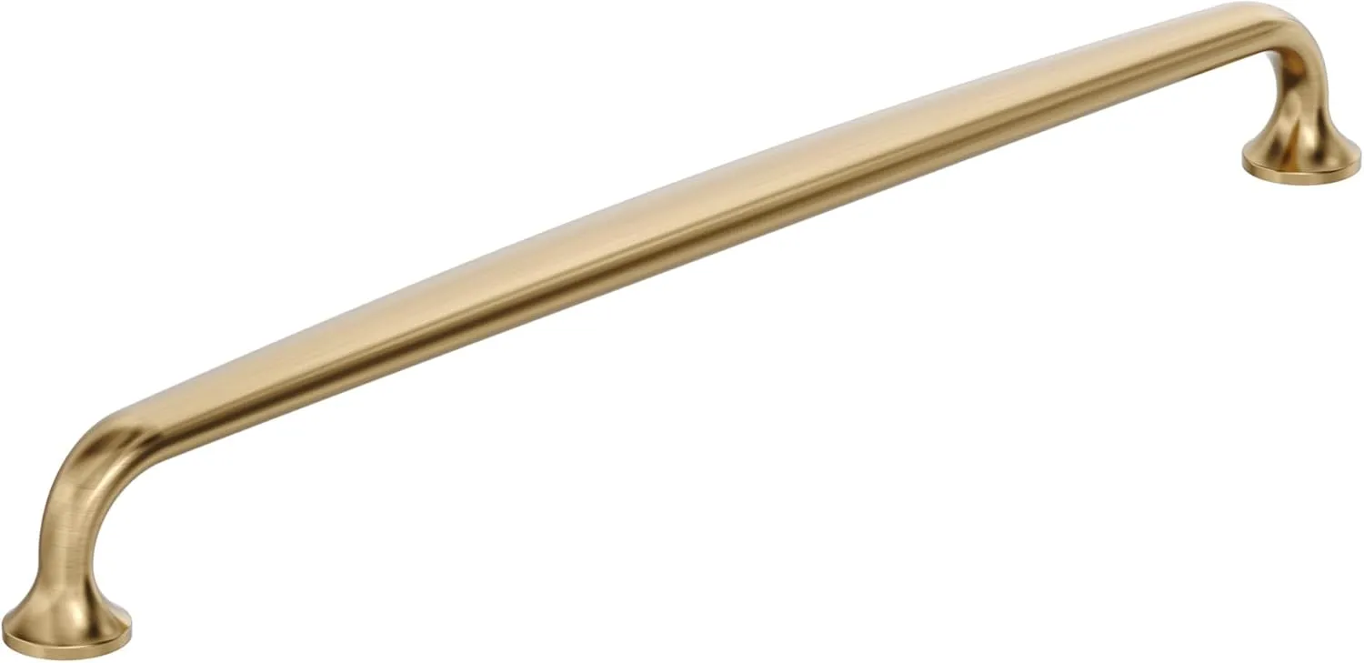 Amerock Renown 10-1/16 inch (256mm) Center-to-Center Champagne Bronze Cabinet Pull, BP36988CZ