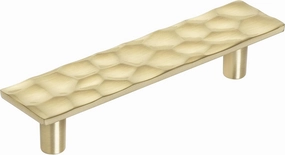 Amerock | Cabinet Pull | Golden Champagne | 3-3/4 inch (96 mm) Center to Center | Kamari | 1 Pack | Drawer Pull | Drawer Handle | Cabinet Hardware