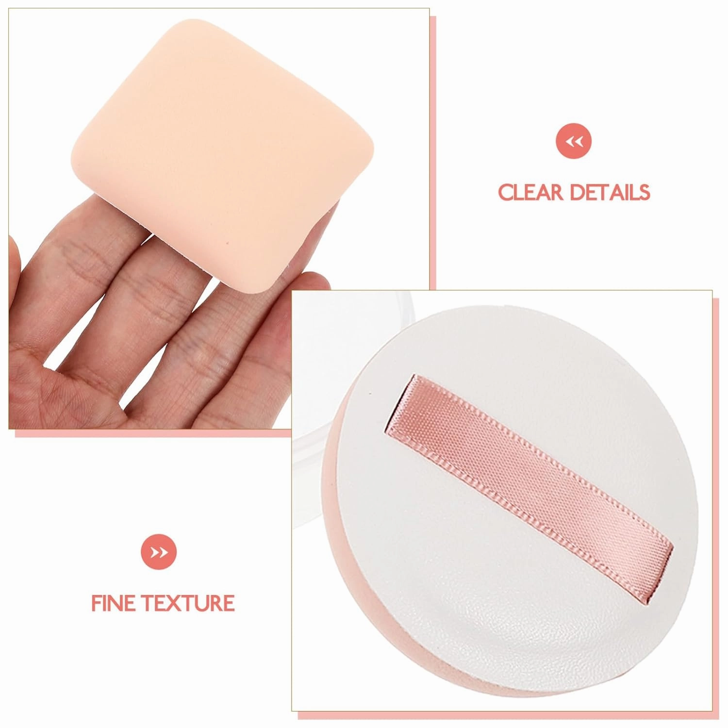 Angoily 10pcs Makeup Sponges Versatile Powder Puff for Women for Foundation Blush Highlighter Soft Skin-friendly for All Makeup Needs