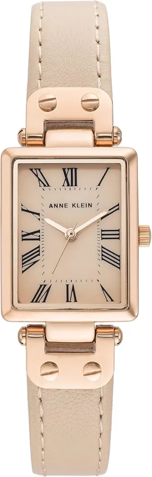 Anne Klein Women's Leather Strap Watch, AK/3752