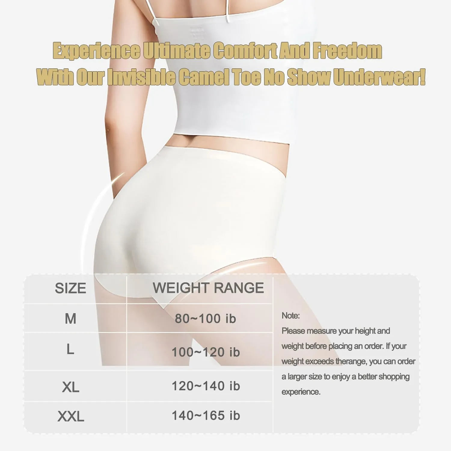 Anti Camel Toe Concealer Underwear Women - No Show Seamless Ladies Panties Breathable Workout Cameltoe Proof Briefs