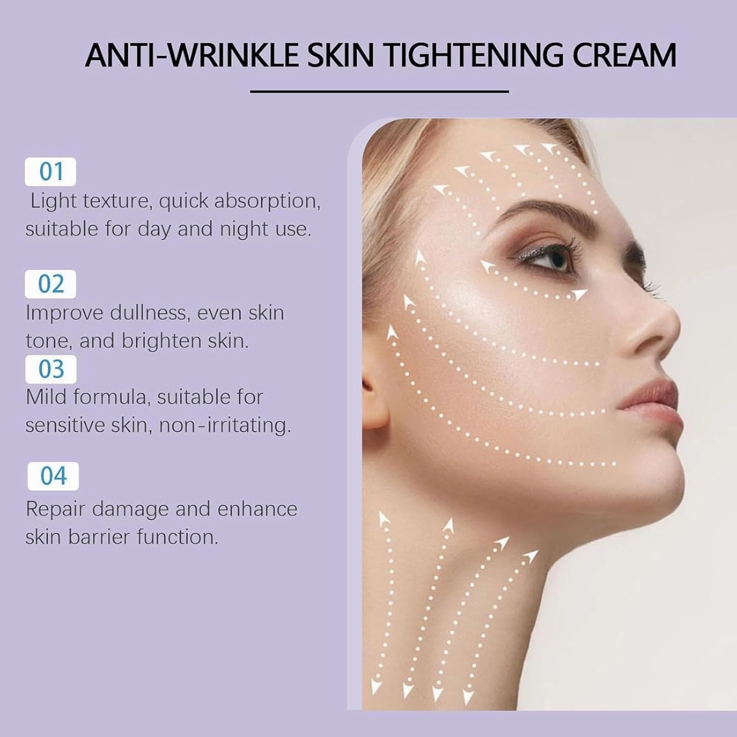 Anti-Wrinkle Skin Cream for Remove Wrinkles, Anti-Wrinkle Skin Cream, Anti AgingCream Improve Sagging and Fine Lines, Effectively Lifts, Firms and Revitalizes (3pc)