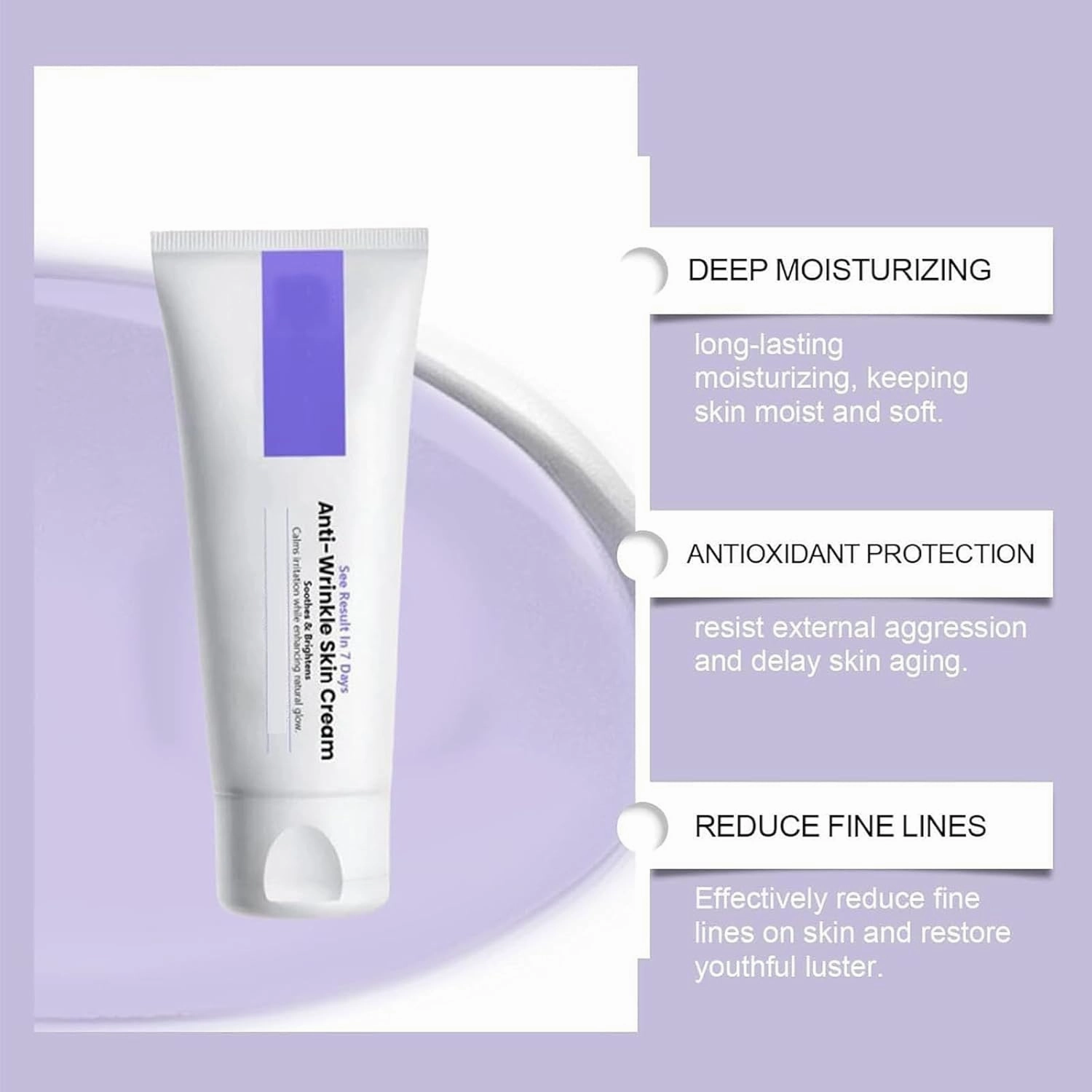 Anti-Wrinkle Skin Cream for Remove Wrinkles, Anti-Wrinkle Skin Cream, Anti AgingCream Improve Sagging and Fine Lines, Effectively Lifts, Firms and Revitalizes (3pc)