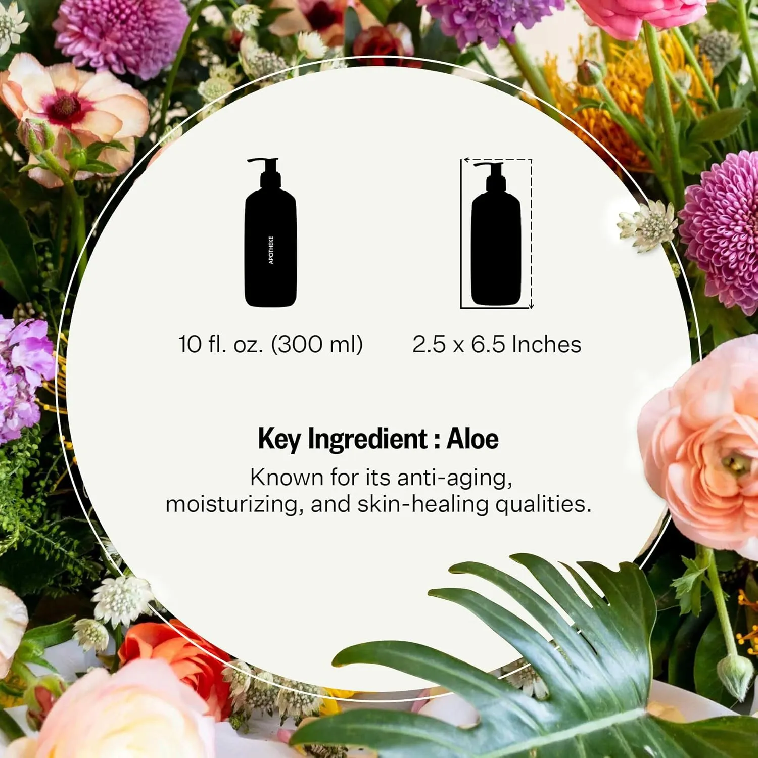 APOTHEKE Scented Hand & Body Lotion for Women & Men, Santal Rock Rose (10 fl oz)