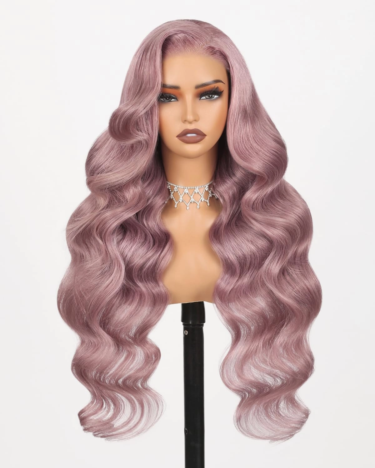 Arabella 5x6 Ready to Go Glueless Wigs Human Hair Rose Gold Lace Front Wigs Human Hair 210% Density 613 Blonde Loose Body Wave Wig Pre Cut Lace Pre Plucked Bleached Knots (22inch, 5X6 Loose Body Wave)