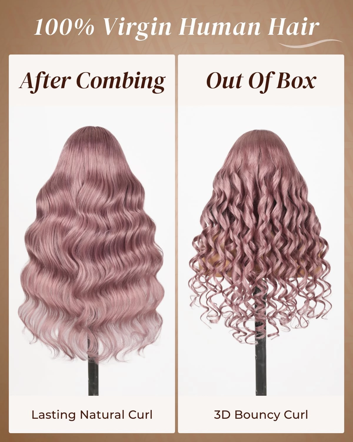 Arabella 5x6 Ready to Go Glueless Wigs Human Hair Rose Gold Lace Front Wigs Human Hair 210% Density 613 Blonde Loose Body Wave Wig Pre Cut Lace Pre Plucked Bleached Knots (22inch, 5X6 Loose Body Wave)