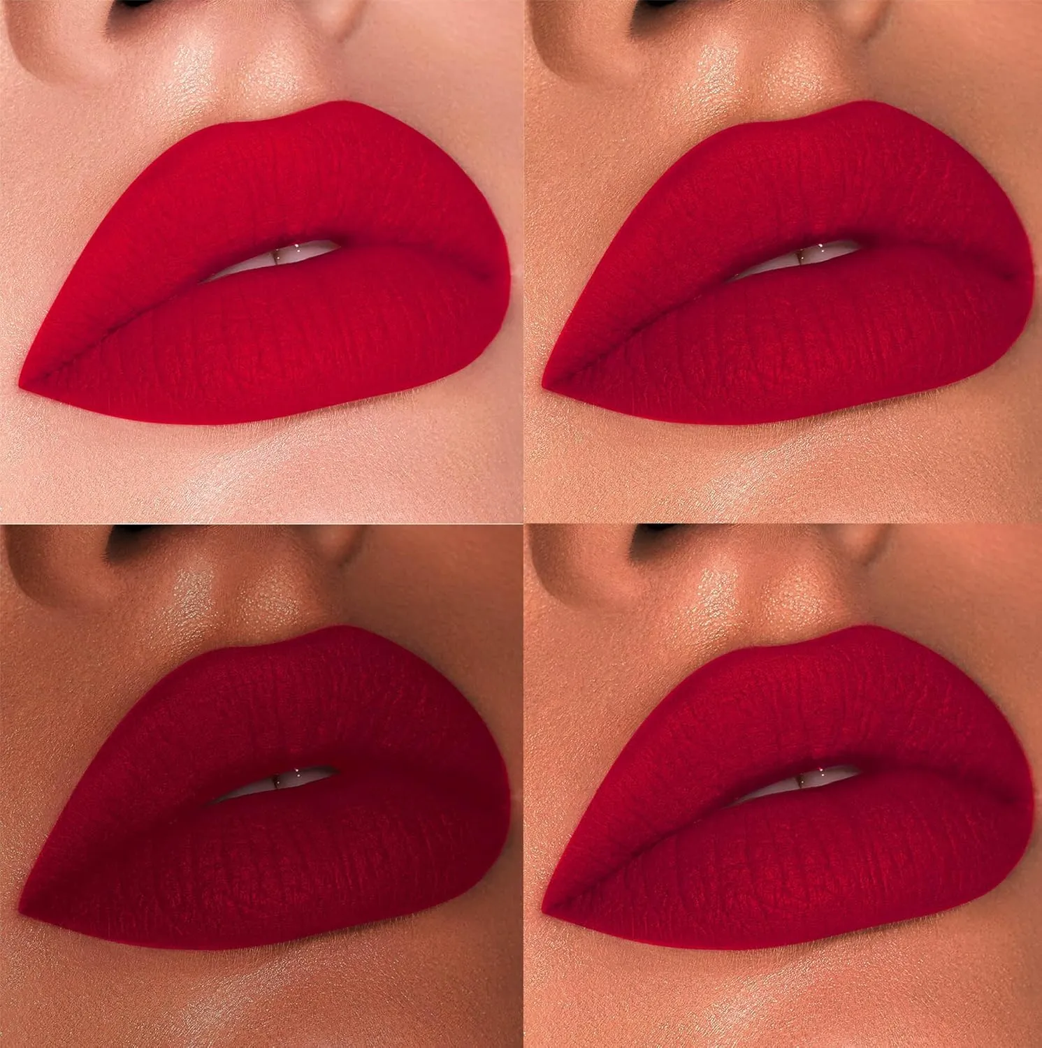Armaf Beauté True Matte Liquid Lipstick - Long Lasting Lipstick, Red Wine, 4ml / 0.13 fl.oz