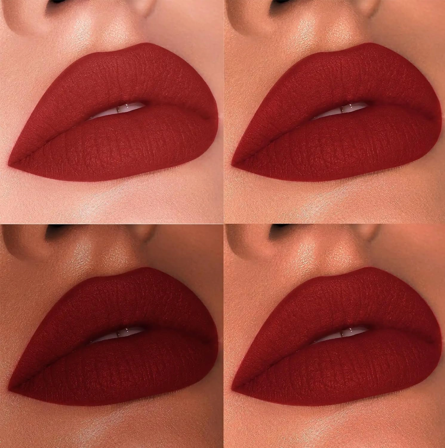 Armaf Beauté True Matte Liquid Lipstick - Long Lasting Lipstick, Deep Carmine, 4ml / 0.13 fl.oz