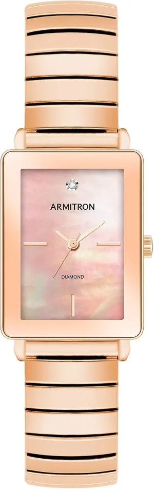 Armitron Women's Genuine Diamond Dial Expansion Band Watch, 75/5864