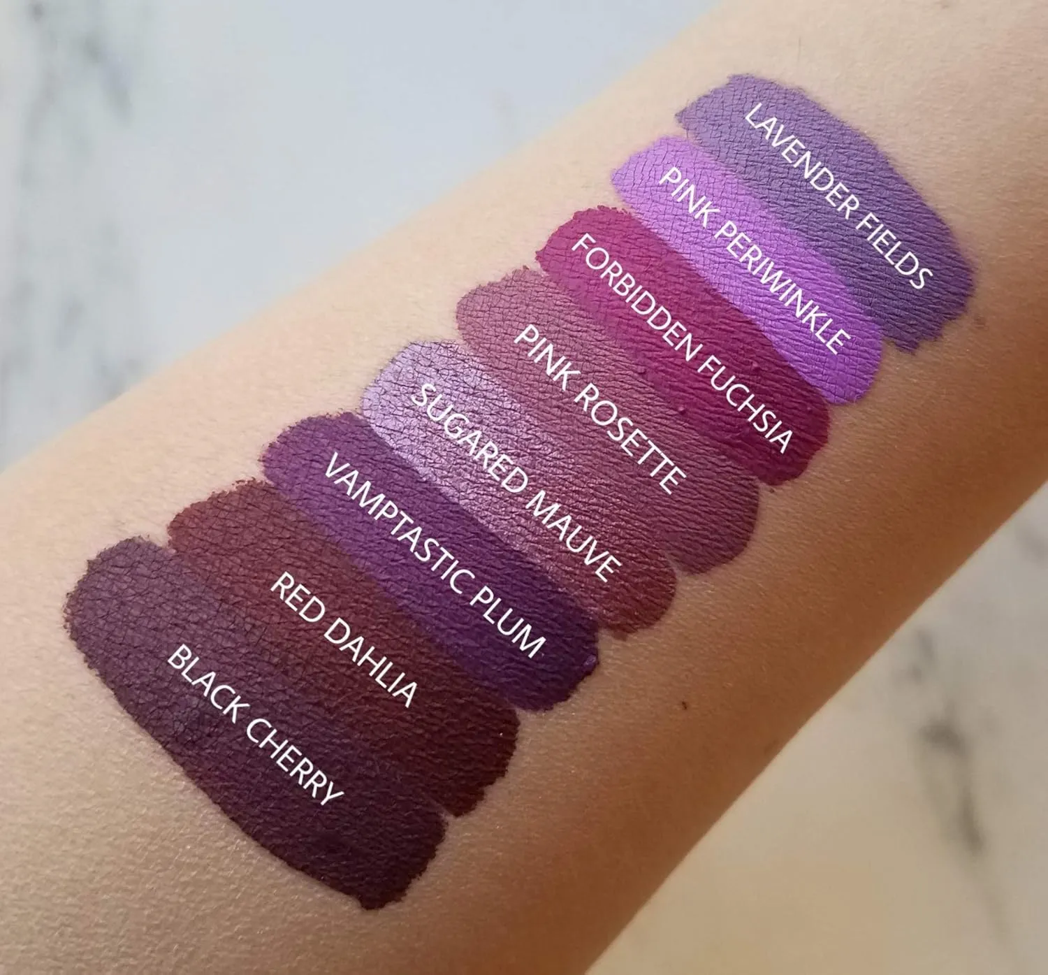 Aromi Black Cherry Matte Liquid Lipstick, Dark Plum Maroon Lip Color, Vegan and Cruelty-free, Long-Lasting and Highly Pigmented Lipstick (Black Cherry)