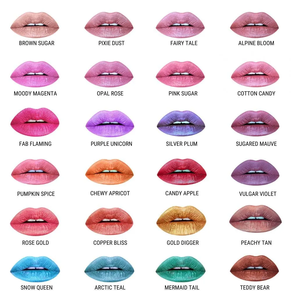 Aromi Plum Mauve Metallic Liquid Lipstick | Long-lasting, Purple Lip Color with Shimmery Finish, Waterproof, Vegan, Cruelty-free, Gluten and Paraben Free (Vulgar Violet)