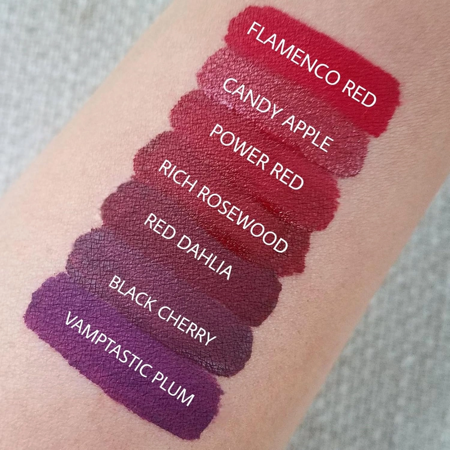 Aromi True Maroon Matte Liquid Lipstick | Dark Red Lip Color with Warm Undertones, Bordeaux Lipstick, Vegan, Cruelty-free, Long-wear, Waterproof (Rich Rosewood)