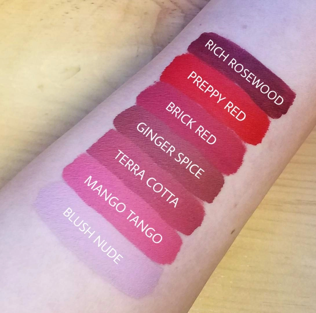 Aromi True Maroon Matte Liquid Lipstick | Dark Red Lip Color with Warm Undertones, Bordeaux Lipstick, Vegan, Cruelty-free, Long-wear, Waterproof (Rich Rosewood)