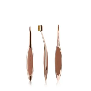Artis Elite Linear Brush 1 - Makeup Brush with Solid Metal Handle - Soft Makeup Brushes - Makeup Tools for Liquid, Creams, Powders - Rose Gold - 1 pc