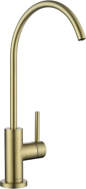 AS09CB Champagne Bronze Stainless Steel Kitchen Water Filter Faucet RO Faucet for Most Reverse Osmosis Units or Water Filtration System in Non-Air Gap