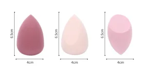 Astan Makeup Beauty Sponges 4 Pcs Set - Blending Makeup Tools for foundation, Powder Cream, Liquid (Pink)