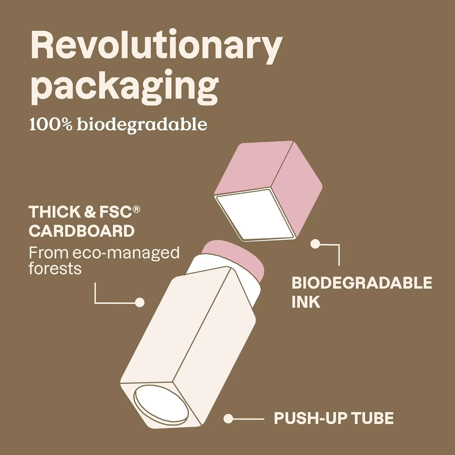 ATTITUDE Oceanly Plastic-Free Lightweight Blush Stick, Titanium Dioxide-Free, EWG Verified, Vegan & Cruelty-free Makeup, Corail, 0.3 Ounces