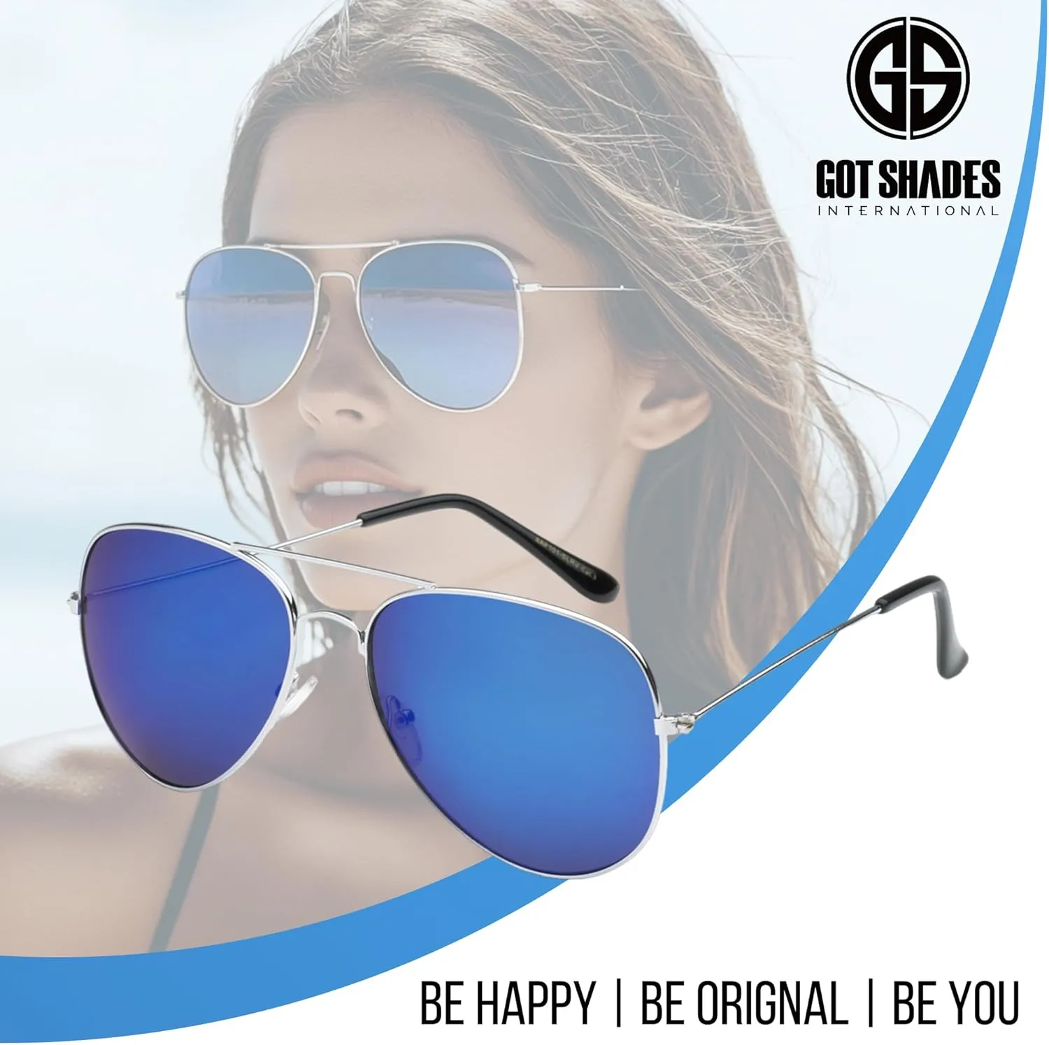 Aviator Sunglasses for Men & Women - 100% UV Protection Classic Pilot Aviator for Mens - Sunglasses Pack of 4