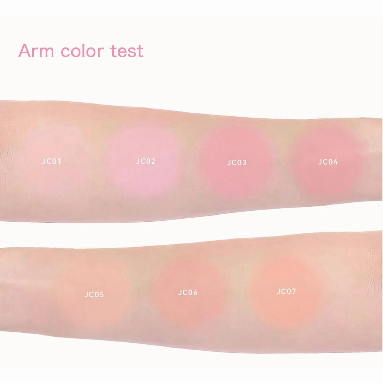 Aztk Liquid Blush, Aztk Jelly Color Liquid Blush Jc04,Highlight Contour 3 in 1 for Women,With Sponge Head, Matte Nude Pink Orange Makeup Blusher Cream for Cheeks (JC04)