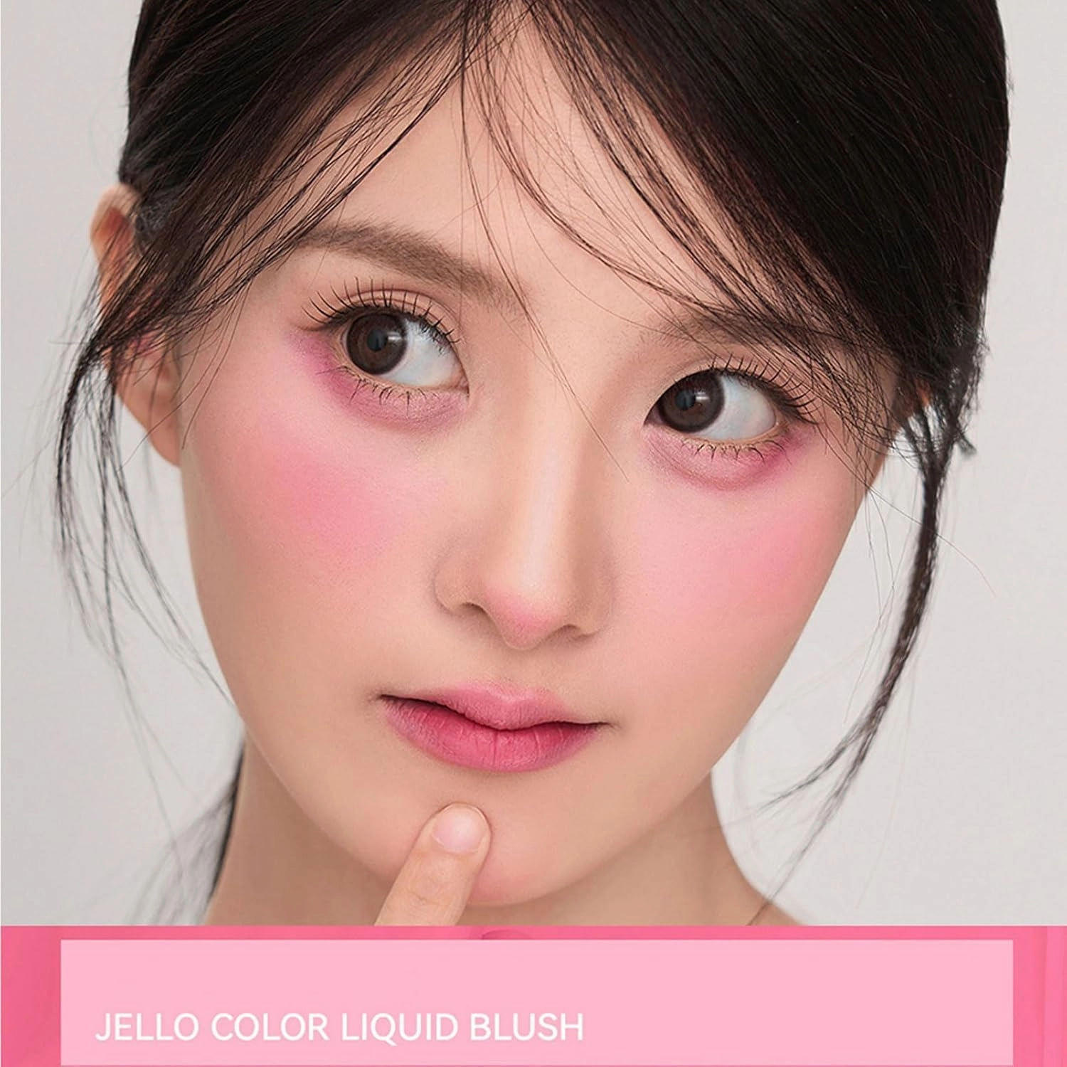 Aztk Liquid Blush, Aztk Jelly Color Liquid Blush Jc04,Highlight Contour 3 in 1 for Women,With Sponge Head, Matte Nude Pink Orange Makeup Blusher Cream for Cheeks (JC04)