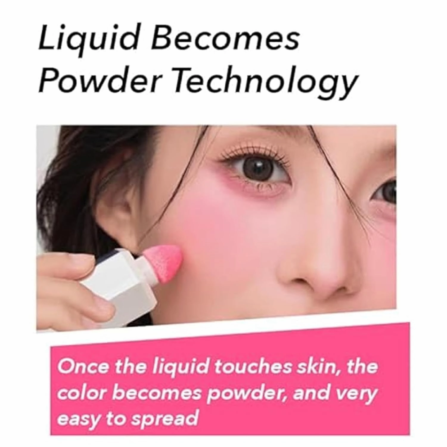 Aztk Liquid Blush,Highlight Contour 3 in 1 for Women,Aztk Jello Color Liquid Blush with Sponge Head, Matte Nude Pink Orange Makeup Blusher Cream for Cheeks,Matte Nude Makeup Blusher (JC05)