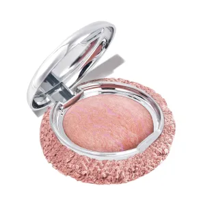 Baked Blush Marbleized Powder Blush for Cheeks, Creamy Lightweight Natural Finish, Infused with Vitamin E, Vegan & Cruelty Free, Talc Free - #002 CREAM ROSES