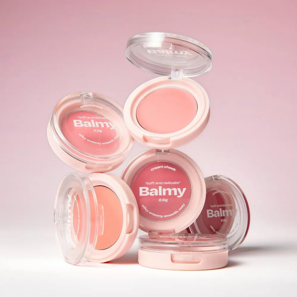 Balmy Cream Cheek | Lightweight, Natural Finish Cream Blush with Blurring Effect | 2.5g (No.7 Taro Latte)