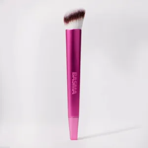 BASMA BEAUTY The Complexion Brush, Vegan Taklon Bristles, Effortless Cream Makeup Application, For foundation, bronzer, contour, concealer, and blush