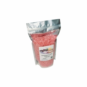 Bath Salts | 4lb Bag | Champagne & Roses Scent | Bathing | Body Care | Beauty | Relaxation | Spa