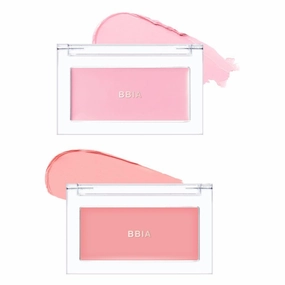 BBIA Ready To Wear Downy Cheek Cream Blush 2P Set (07 DOWNY ANGEL   01 DOWNY PINK) / Blendable and Lightweight Cheek Makeup, Highly Pigmented with Long Wearing Formula