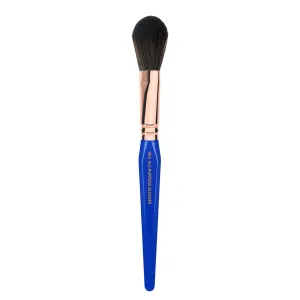Bdellium Tools Professional Makeup Brush - Golden Triangle 964 All-Purpose Blusher - With All Vegan and Soft Synthetic Fibers, For Precise Blush Application (Blue, 1pc)