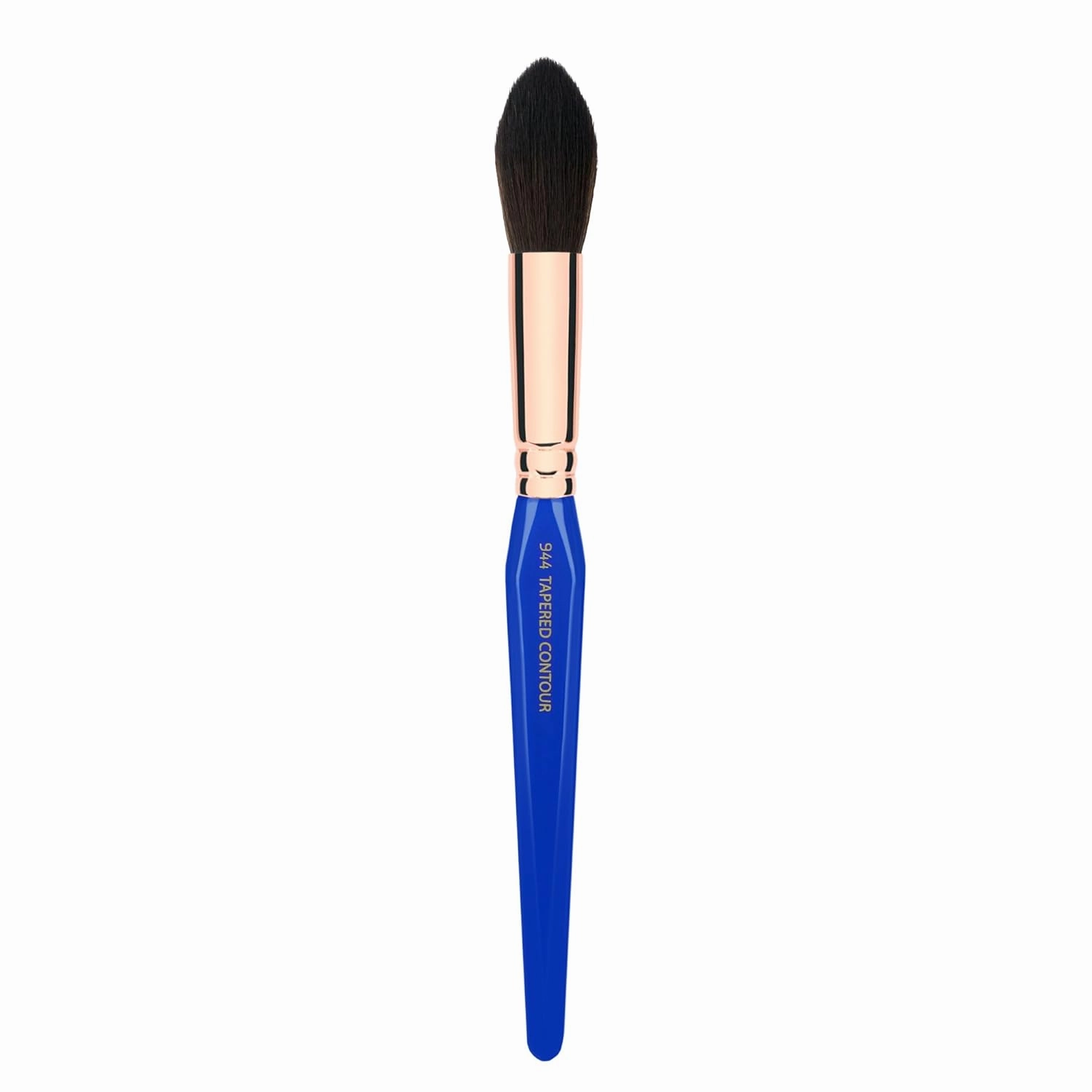 Bdellium Tools Professional Makeup Brush - Golden Triangle 944 Tapered Contour - With All Vegan and Soft Synthetic Fibers, For Adding Dimension (Blue, 1pc)