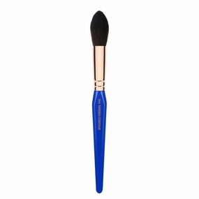 Bdellium Tools Professional Makeup Brush - Golden Triangle 944 Tapered Contour - With All Vegan and Soft Synthetic Fibers, For Adding Dimension (Blue, 1pc)