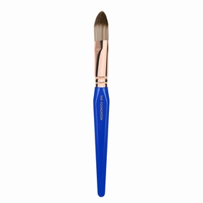 Bdellium Tools Professional Makeup Brush - Golden Triangle 948 Foundation - With All Vegan and Soft Synthetic Fibers, For Foundation (Blue, 1pc)